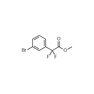 Methyl 2-(3-bromophenyl)-2,2-difluoroacetate Structure