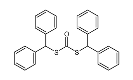 dithiocarbonic acid S,S'-dibenzhydryl ester Structure