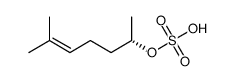 (S)-6-methyl-5-hepten-2-yl sulfate结构式