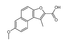 acide methoxy-7 methyl-1 naphto(2,1-b)furanne carboxylique-2结构式