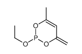 2-ethoxy-4-methyl-6-methylidene-1,3,2-dioxaphosphinine结构式