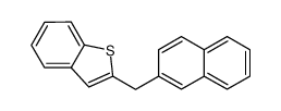 2-(2-naphthylmethyl)benzo(b)thiophene结构式