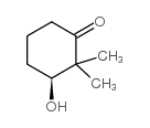 (S)-(+)-3-羟基-2,2-二甲基环己酮结构式
