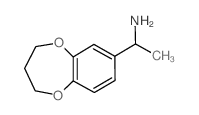 1-(3,4-dihydro-2H-1,5-benzodioxepin-7-yl)ethanamine(SALTDATA: FREE)结构式