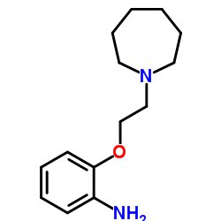2-[2-(1-Azepanyl)ethoxy]aniline结构式