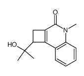 1-(2-hydroxypropan-2-yl)-4-methyl-2,4-dihydrocyclobuta[c]quinolin-3(1H)-one Structure