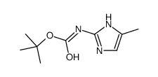 (4-甲基-1H-咪唑-2-基)-氨基甲酸叔丁酯结构式