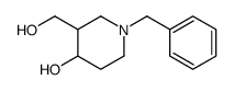 1-苄基-3-(羟基甲基)哌啶-4-醇结构式