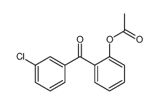 2-ACETOXY-3'-CHLOROBENZOPHENONE structure