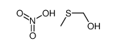 methylsulfanylmethanol,nitric acid Structure