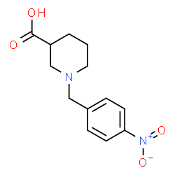 1-(4-NITRO-BENZYL)-PIPERIDINE-3-CARBOXYLIC ACID structure