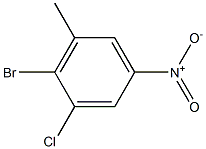 2-溴-1-氯-3-甲基-5-硝基苯结构式