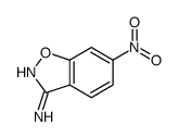 6-硝基苯并[d]异噻唑-3-胺结构式