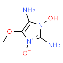 1H-Imidazole-2,5-diamine,1-hydroxy-4-methoxy-,3-oxide结构式