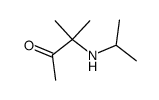 2-Butanone, 3-(isopropylamino)-3-methyl- (7CI)结构式