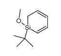 1-tert-butyl-1-methoxy-2H-siline结构式