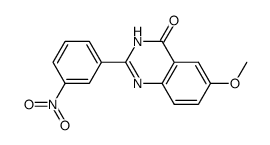 6-methoxy-2-(3-nitrophenyl)quinazolin-4(3H)-one Structure