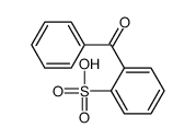 2-benzoylbenzenesulfonic acid Structure