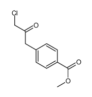methyl 4-(3-chloro-2-oxopropyl)benzoate Structure