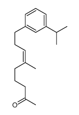 6-methyl-9-(3-propan-2-ylphenyl)non-6-en-2-one结构式