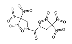 1,3-bis(2,2,2-trinitroethyl)urea结构式
