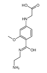 2-[4-(2-aminoethylcarbamoyl)-3-methoxyanilino]acetic acid Structure