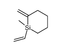 1-ethenyl-1-methyl-2-methylidenesilinane结构式