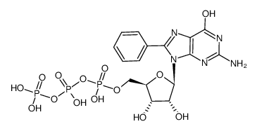 8-phenylguanosine 5'-triphosphate结构式