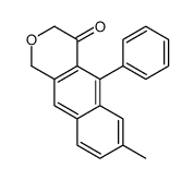 7-methyl-5-phenyl-1H-benzo[g]isochromen-4-one结构式