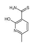 2-羟基-6-甲基硫代烟酰胺结构式