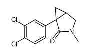 1-(3,4-dichlorophenyl)-3-methyl-3-azabicyclo[3.1.0]hexan-2-one结构式