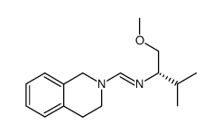 [1-(3,4-Dihydro-1H-isoquinolin-2-yl)-meth-(E)-ylidene]-((S)-1-methoxymethyl-2-methyl-propyl)-amine结构式