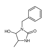 3-benzyl-4-hydroxy-5-methyl-imidazolidin-2-one结构式