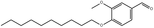 4-(decyloxy)-m-anisaldehyde结构式