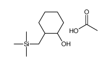 acetic acid,2-(trimethylsilylmethyl)cyclohexan-1-ol Structure