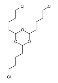 2,4,6-tris(4-chlorobutyl)-1,3,5-trioxane Structure