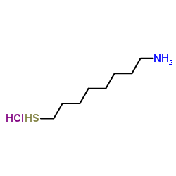 8-Amino-1-octanethiol hydrochloride (1:1) Structure