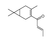 1-(4,7,7-trimethylbicyclo[4.1.0]hept-3-en-3-yl)-2-buten-1-one结构式