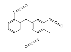 5-(o-isocyanatobenzyl)-2-methyl-m-phenylene diisocyanate结构式