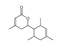 2,4,6-trimethyl-α-(2-methylallyl)cyclohex-3-ene-1-methyl acetate Structure