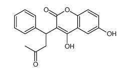 6-Hydroxywarfarin-d5结构式