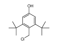 3,5-ditert-butyl-4-(chloromethyl)phenol结构式