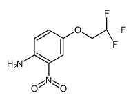 2-nitro-4-(2,2,2-trifluoroethoxy)aniline结构式