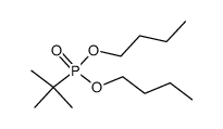 tert-butyl-phosphonic acid dibutyl ester Structure