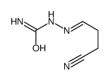 (3-cyanopropylideneamino)urea结构式