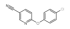 6-(4-Chlorophenoxy)nicotinonitrile structure