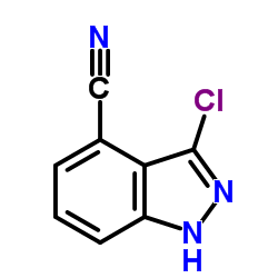 3-Chloro-1H-indazole-4-carbonitrile structure