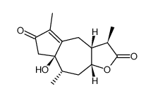 11β,13-Dihydro-1α-hydroxy-8-epi-xerantholid结构式