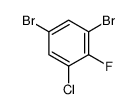 3,5-Dibromo-2-fluorochlorobenzene结构式