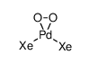 Pd(η2-O2)(Xe)2结构式